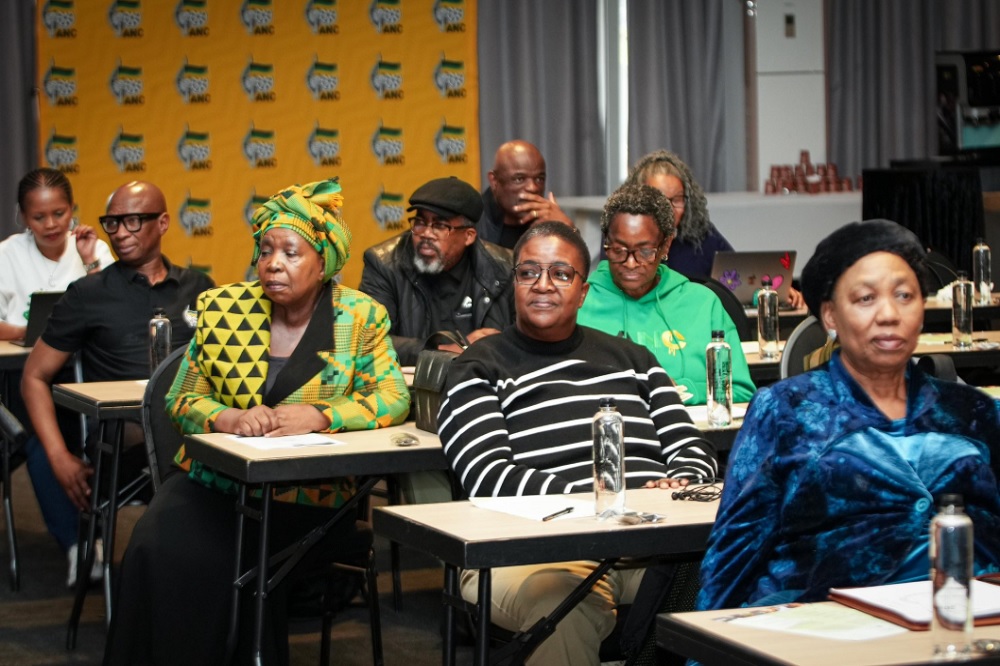 ANC NEC members seen during a meeting at the Birchwood Hotel & OR Tambo Conference Centre in Boksburg.