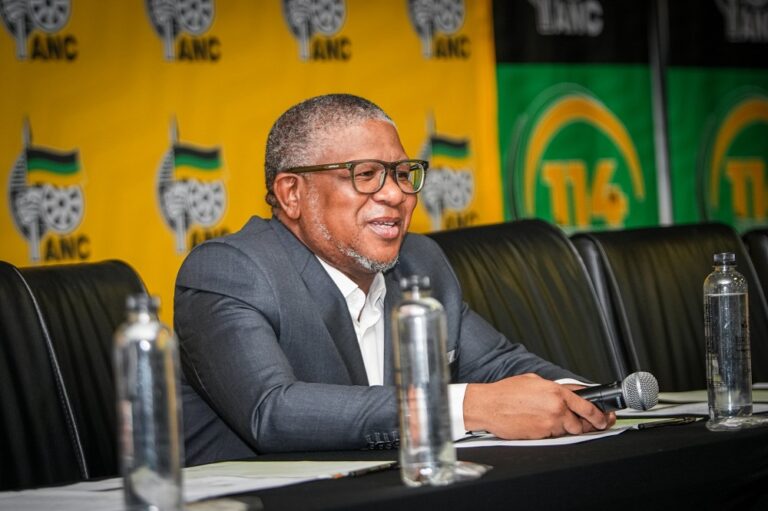 ANC Secretary-General Fikile Mblalula pictured at the party’s Special NEC meeting in Boksburg, east of Johannesburg, on 07 August 2026.