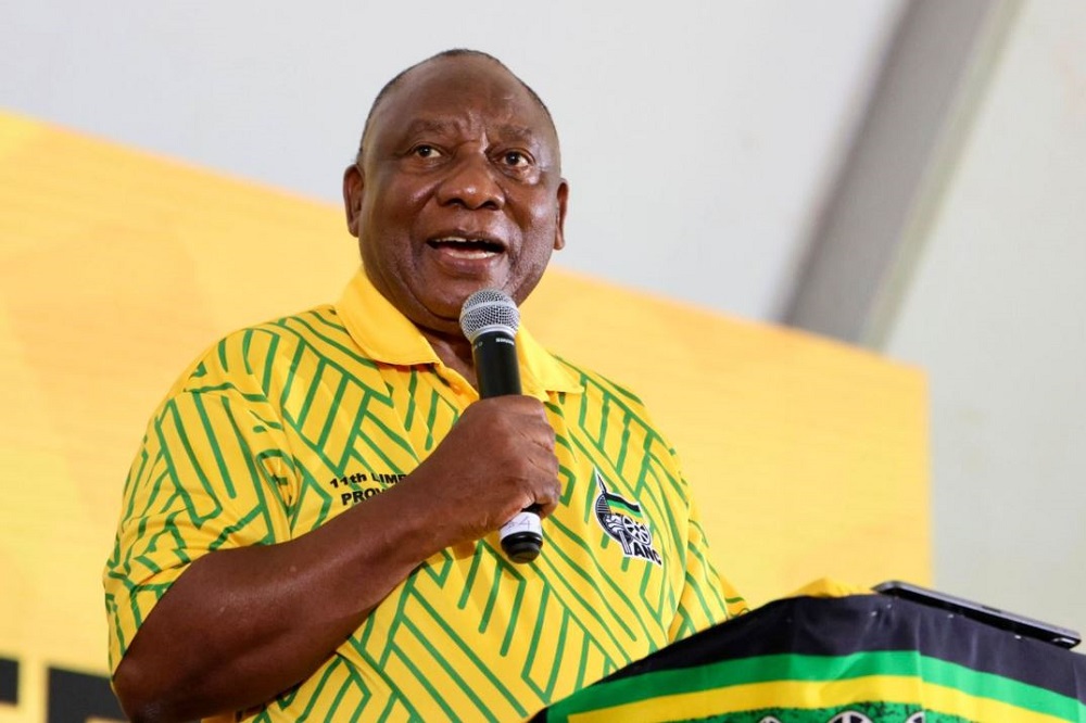 African National Congress (ANC) President Cyril Ramaphosa delivers closing address at the party’s Limpopo 11th Provincial Elective Conference in Polokwane on March 29, 2026.