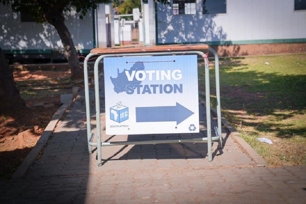 FILE | A voting station signage.