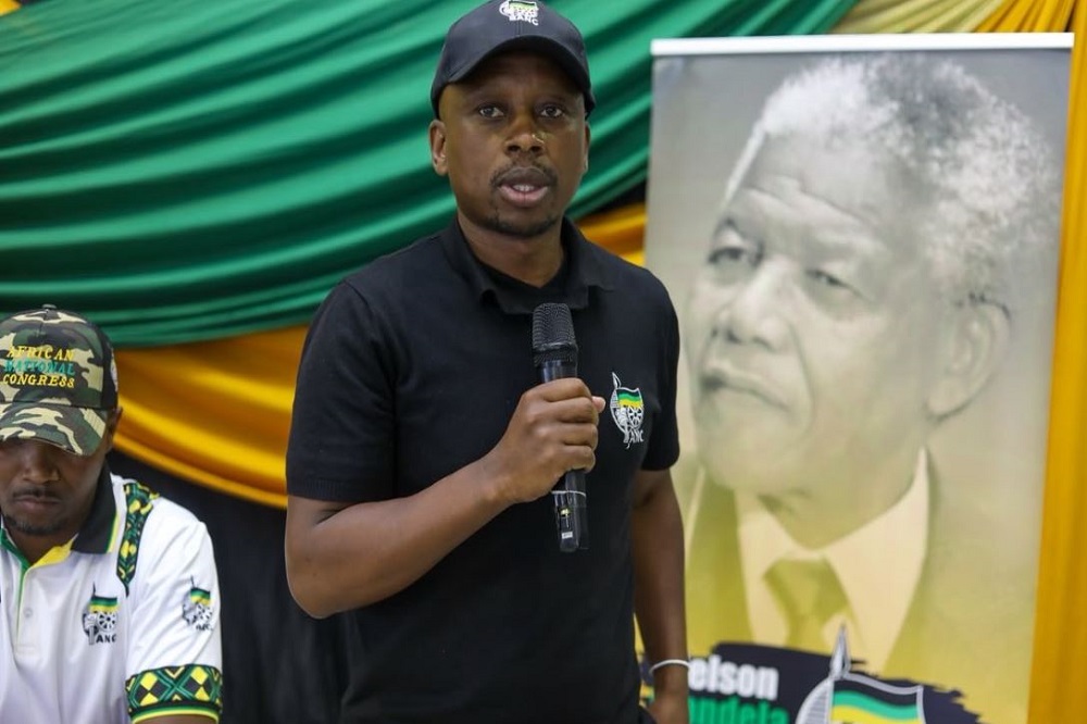 FILE | African National Congress National Executive Committee member Andile Lungisa addressing a party event.