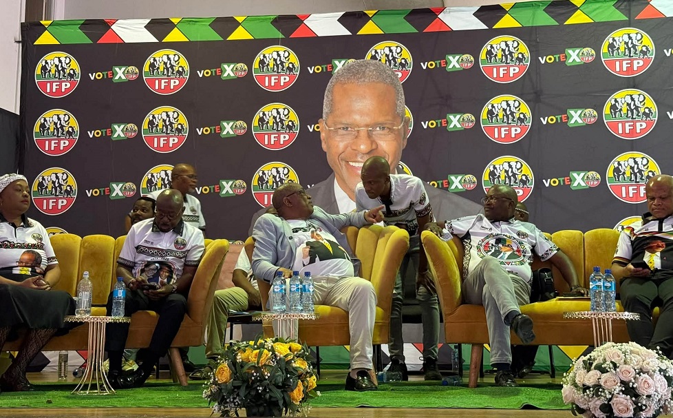 Leadership of the Inkatha Freedom Party seen at its local elections camapign in Rustenburg, North West on 16 October 2026.