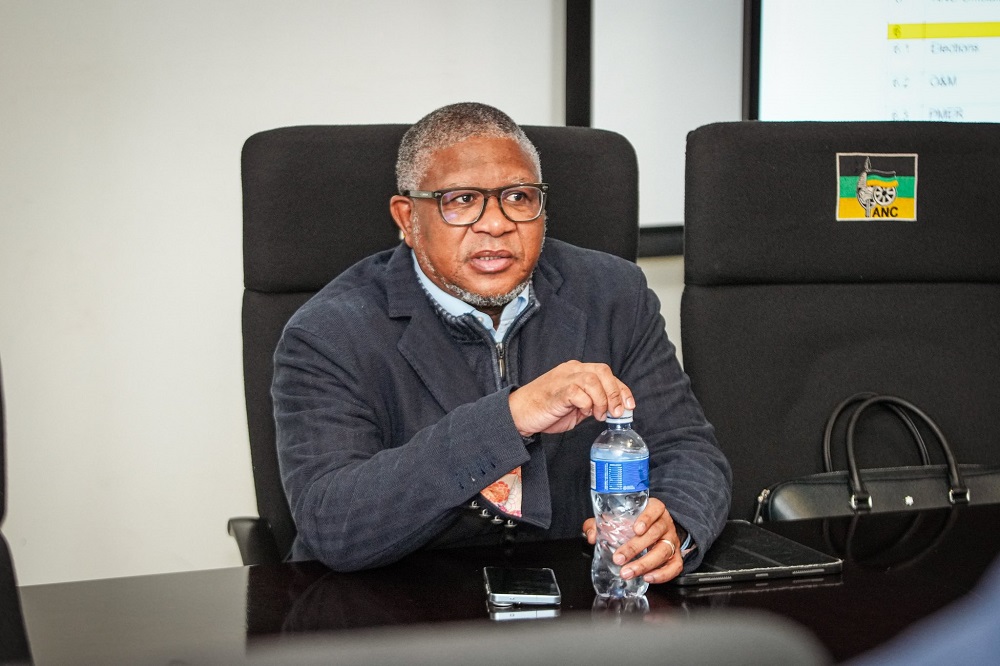 ANC Secretary General Fikile Mbalula addressed an ANC HQ Political Management Council meeting on 29 July 2026.