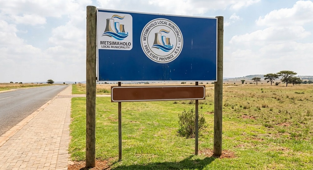Metsimaholo Local Municipality sign post.